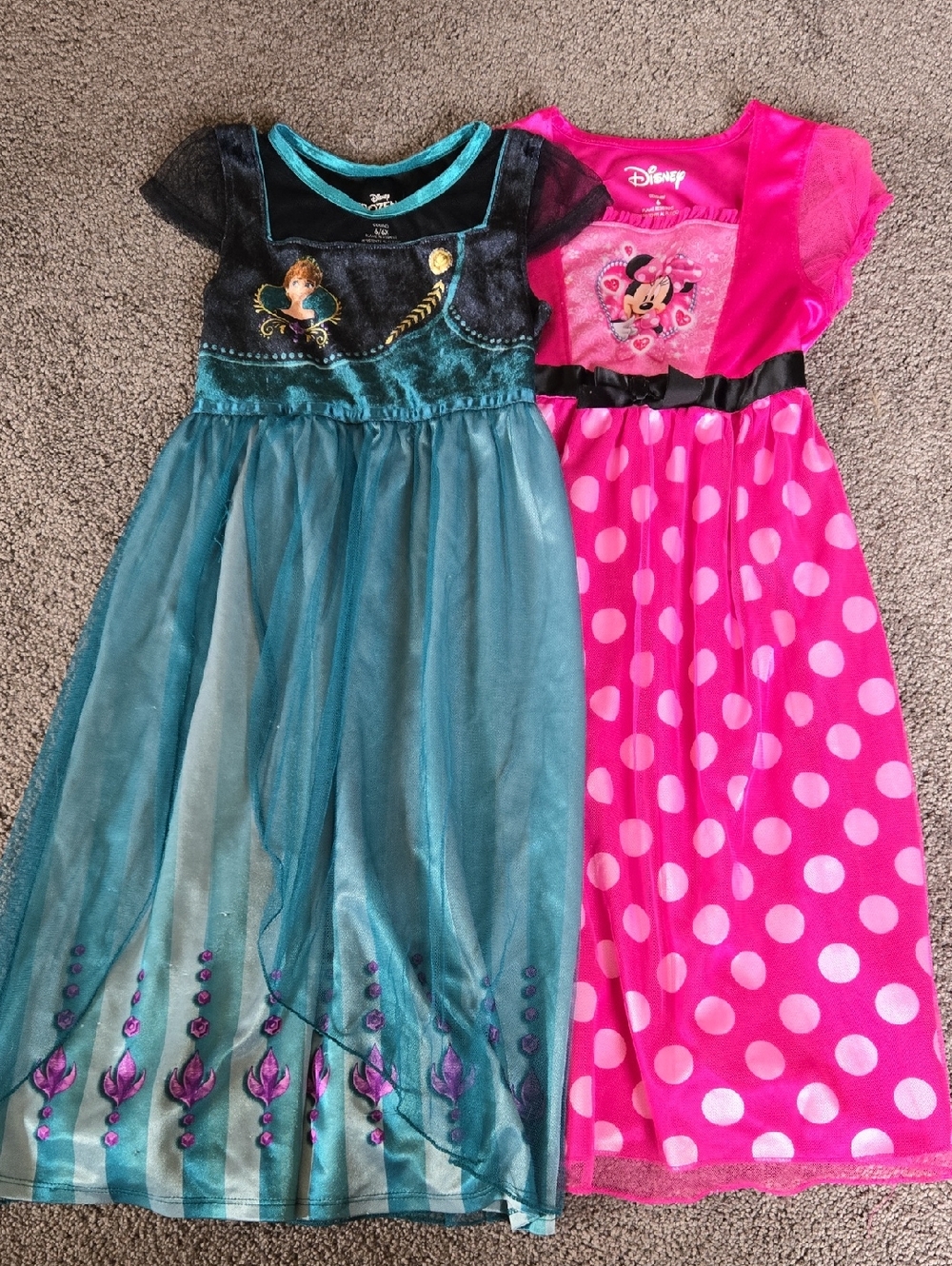 2 Disney Nightgowns- Anna & Minnie